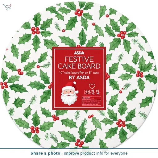 ASDA Festive Cake Board