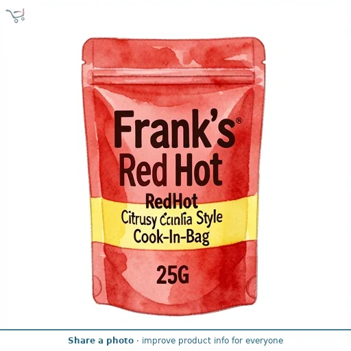 Frank's Red Hot RedHot Citrusy California Style Cook-In-Bag 25G