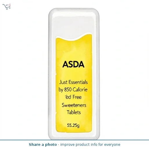 ASDA Just Essentials by 850 Calorie Free Sweeteners Tablets 55.25g