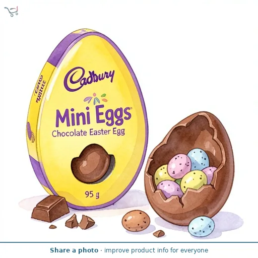 Cadbury Mini Eggs Chocolate Easter Egg 95 g