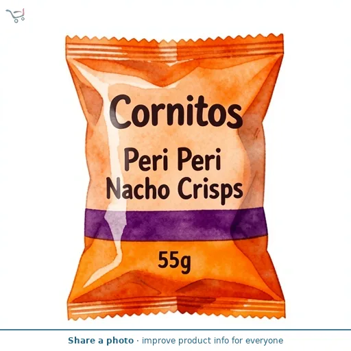 Cornitos Peri Peri Nacho Crisps 55g
