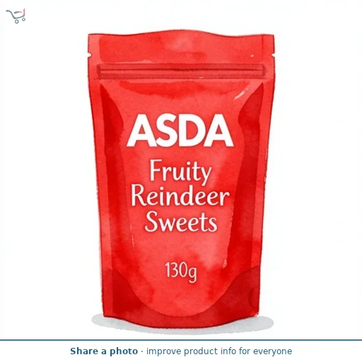 ASDA Fruity Reindeer Sweets 130g