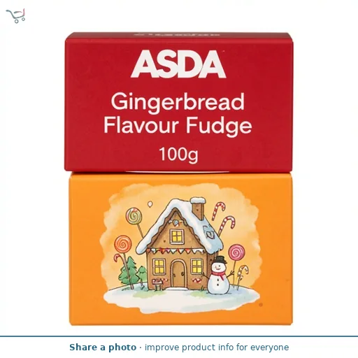 ASDA Gingerbread Flavour Fudge 100g