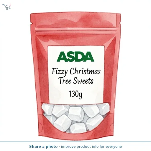 ASDA Fizzy Christmas Tree Sweets 130g