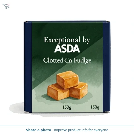 Exceptional by ASDA Clotted Cream Fudge 150g