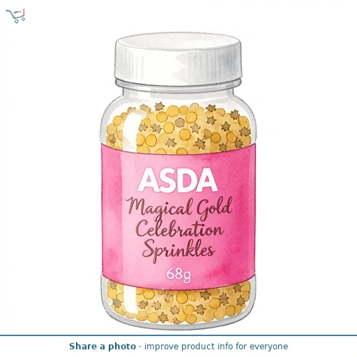 ASDA Magical Gold Celebration Sprinkles 68g