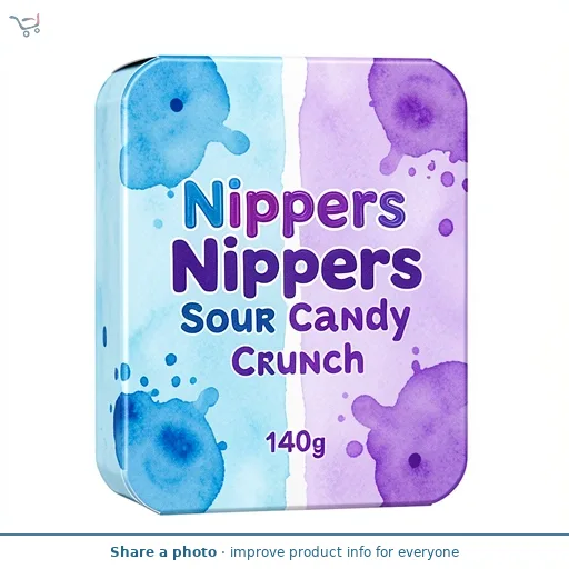 Nippers Nippers Sour Candy Crunch 140g