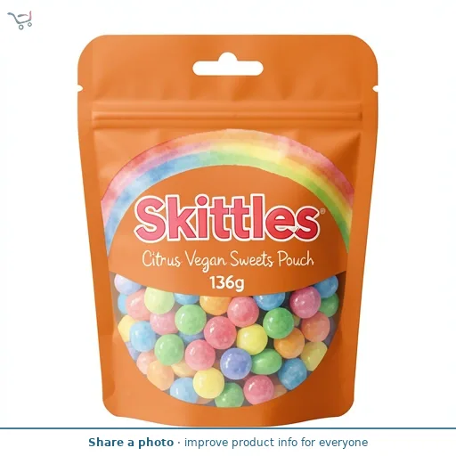 Skittles Citrus Vegan Sweets Pouch 136g