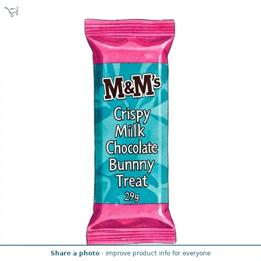 M&M's Crispy Milk Chocolate Easter Bunny Treat 29g