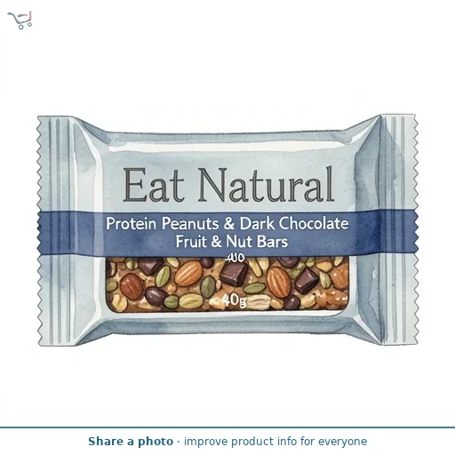 Eat Natural Protein Peanuts Dark Chocolate Fruit & Nut Bars 40g