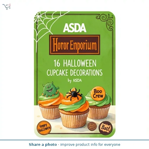 ASDA Horror Emporium 16 Halloween Cupcake Decorations