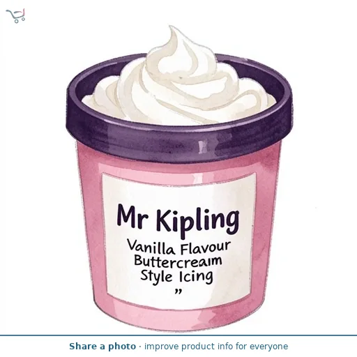 Mr Kipling Vanilla Flavour Buttercream Style Icing