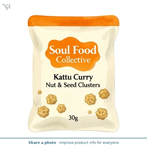 Soul Food Collective Katsu Curry Nut & Seed Clusters 30g