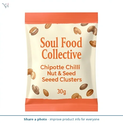 Soul Food Collective Chipotle Chilli Nut & Seed Clusters 30g