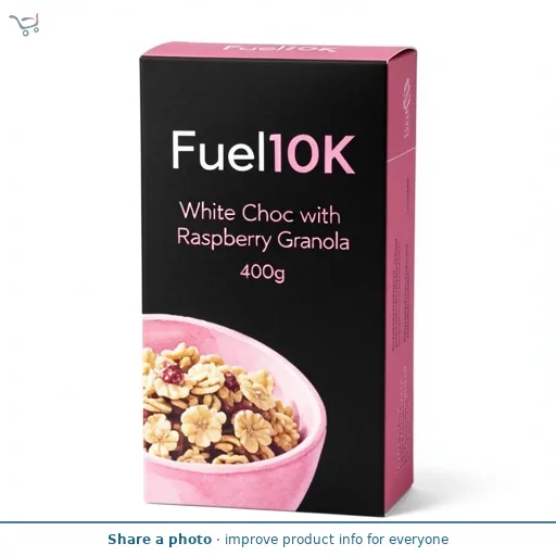 Fuel 10K White Chocolate & Raspberry Granola 400g