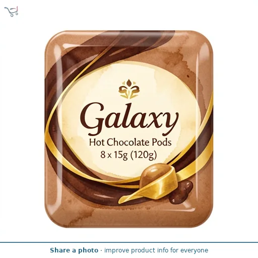 Galaxy Hot Chocolate Pods 8 x 15g (120g)