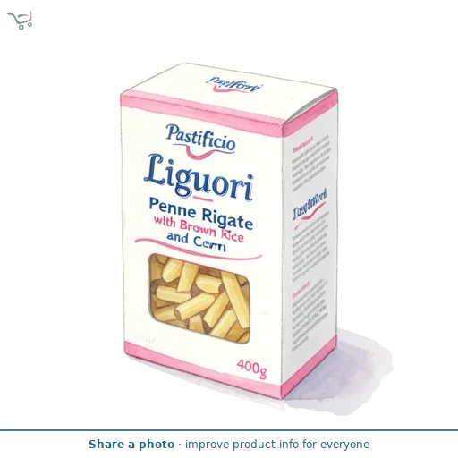 Pastificio Liguori Penne Rigate with Brown Rice and Corn 400g