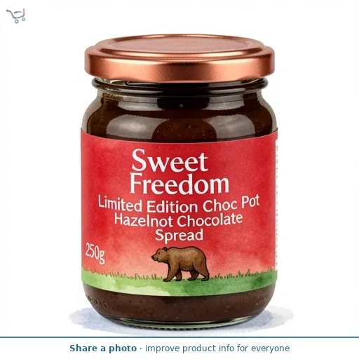 Sweet Freedom Limited Edition Choc Pot Hazelnot Chocolate Spread 250g