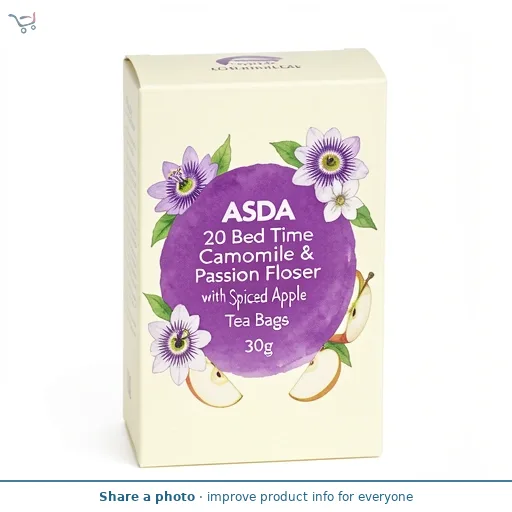 ASDA 20 Bed Time Camomile & Passion Flower with Spiced Apple Tea Bags 30g