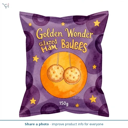 Golden Wonder Glazed Ham Baubles 150g