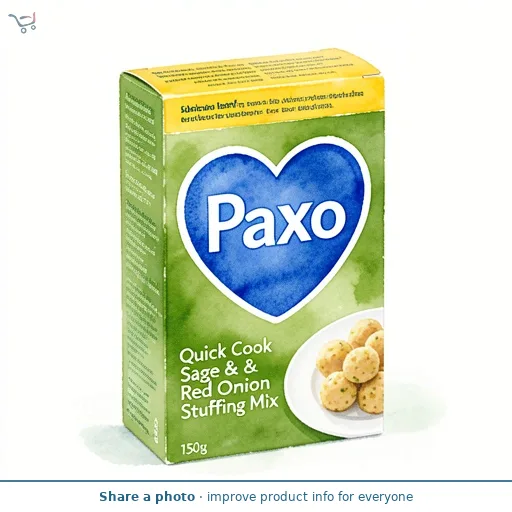 Paxo Quick Cook Sage & Red Onion Stuffing Mix 150g