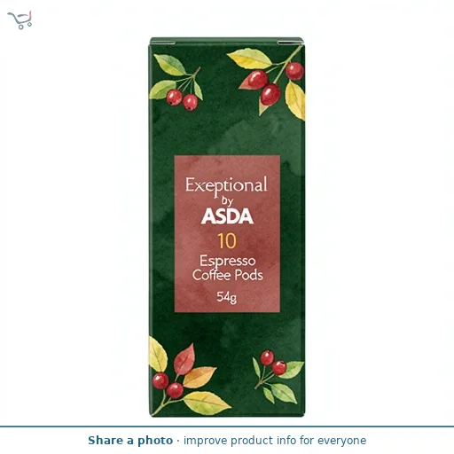 Exceptional by ASDA 10 Espresso Coffee Pods 54g