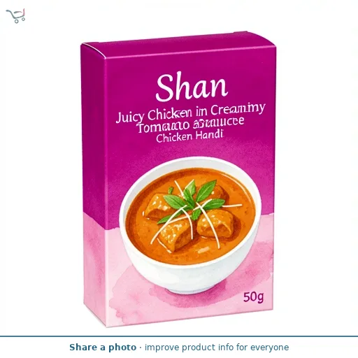 Shan Juicy Chicken in Creamy Tomato Sauce Chicken Handi 50g