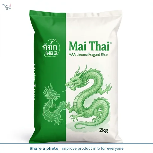 Mai Thai AAA Jasmine Fragrant Rice 2kg