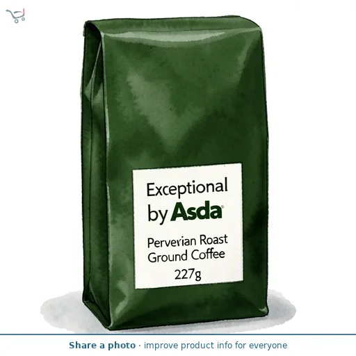 Exceptional by Asda Peruvian Roast Ground Coffee 227g
