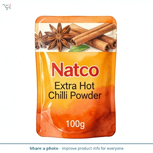 Natco Extra Hot Chilli Powder 100g
