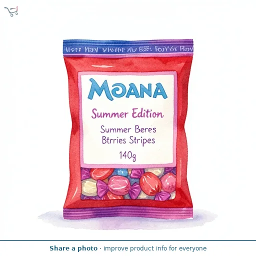 Moana Summer Edition Summer Berries Stripes 140g