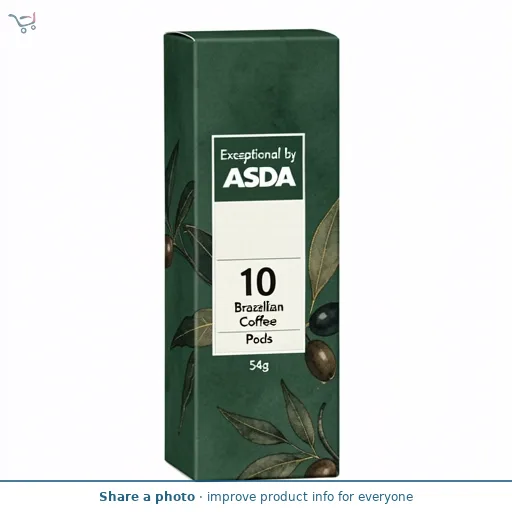 Exceptional by  ASDA 10 Brazilian Coffee Pods 54g