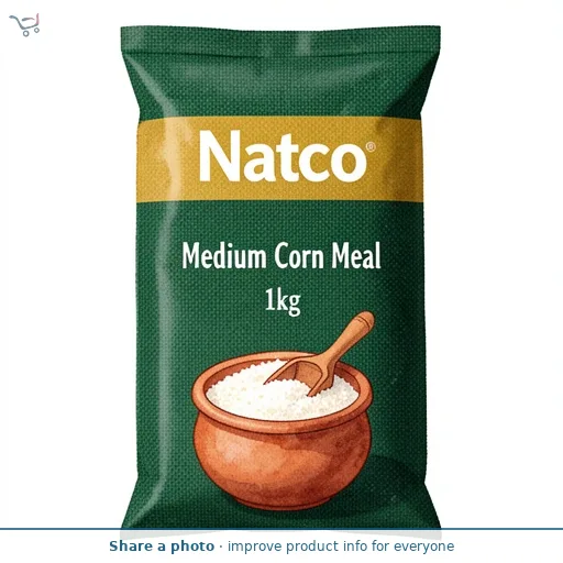 Natco Medium Corn Meal 1kg