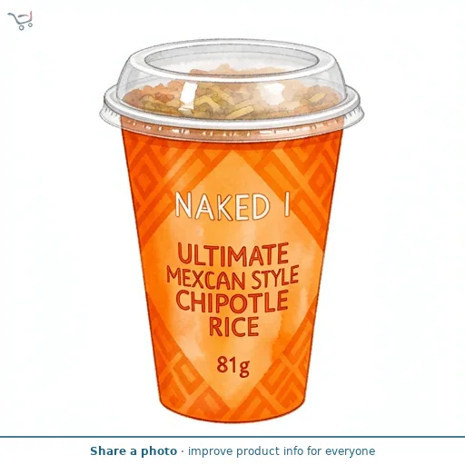 Naked Ultimate Mexican Style Chipotle Rice 81G