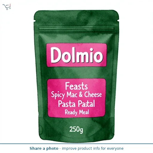 Dolmio Feasts Spicy Mac & Cheese Microwave Instant Pasta Meal 250g