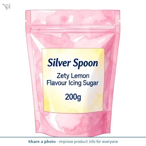 Silver Spoon Zesty Lemon Flavour Icing Sugar 200g