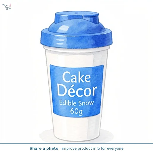 Cake Décor Edible Snow 60g