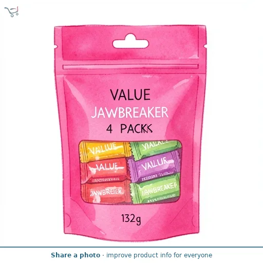 Zed Candy 4 Pack Jawbreakers Assorted Flavours 132g