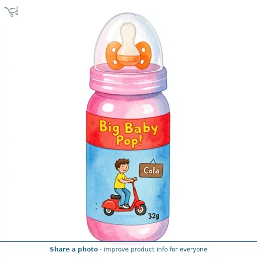 Big Baby Pop Raspberry and Cola 32g