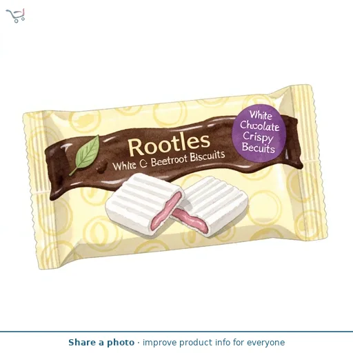Rootles White Chocolate Crispy Beetroot Biscuits