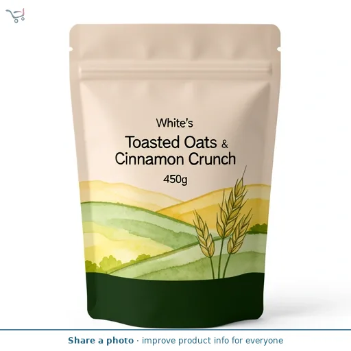 White's Toasted Oats Apple & Cinnamon Crunch 450g