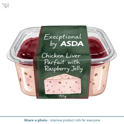 Exceptional by ASDA Chicken Liver Parfait with Raspberry Jelly 150g