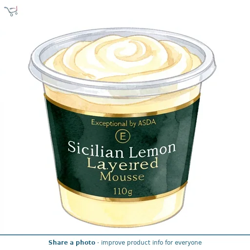 Exceptional by ASDA Sicilian Lemon Layered Mousse 110g