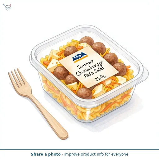 ASDA Summer Cheeseburger Pasta Salad 250g