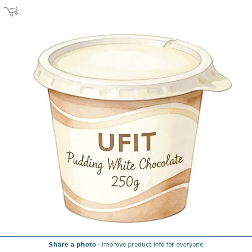 UFIT Pudding White Chocolate 250g
