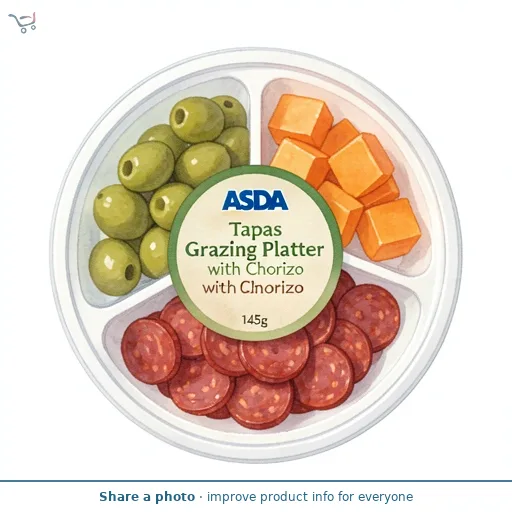 ASDA The Deli by  Chorizo Grazing Platter 145g