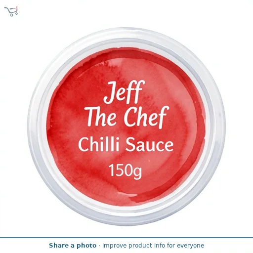 Jeff The Chef Chilli Sauce 150g