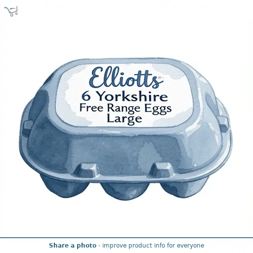 Elliotts 6 Yorkshire Free Range Eggs Large