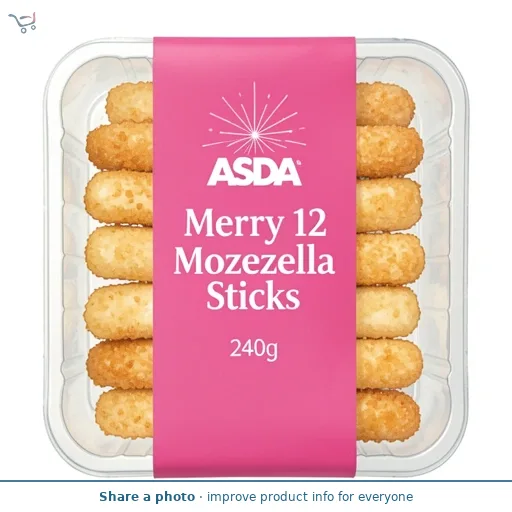 ASDA Merry 12 Mozzarella Sticks 240g