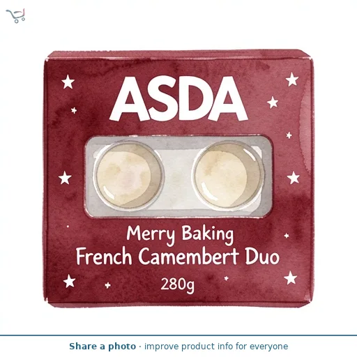 ASDA Merry Baking French Camembert Duo 280g